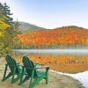 Adirondack Chair By Lake Diamond Painting