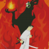 Aesthetic Samurai Jack Diamond Painting