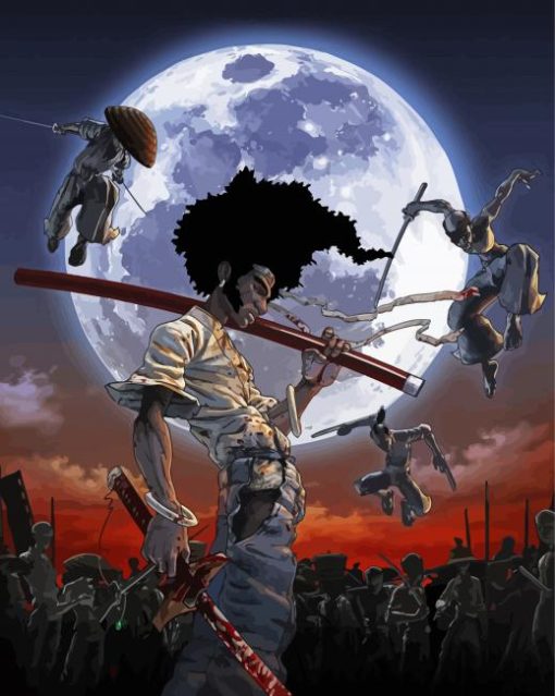 Afro Samurai Diamond Painting