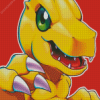 Agumon Art Diamond Painting