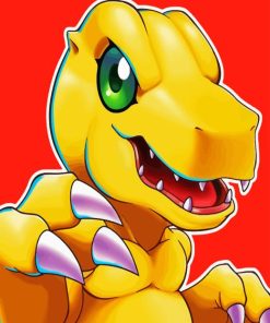 Agumon Art Diamond Painting