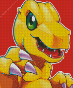 Agumon Art Diamond Painting