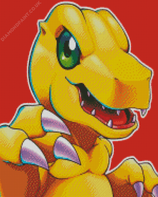 Agumon Art Diamond Painting