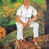 Andre Utter And His Dogs Diamond Painting