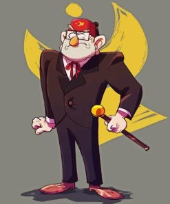 Angry Grunkle Stan Diamond Painting