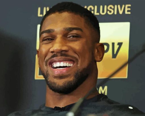 Anthony Joshua Smiling Diamond Painting