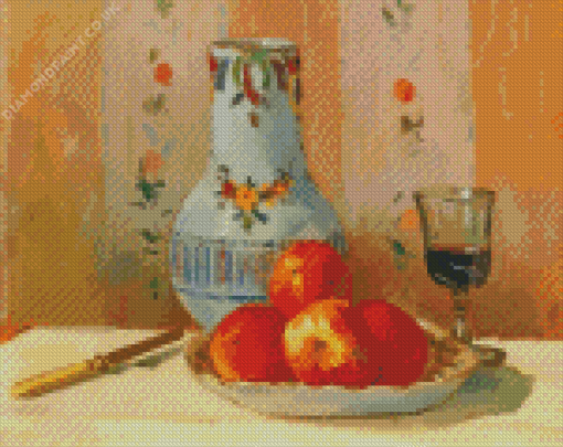 Apples And Pitcher Diamond Painting