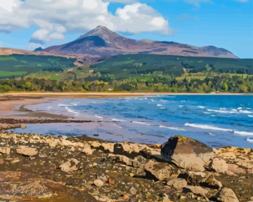 Ayrshire Coast Seaside Diamond Painting