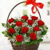 Basket Of Red Roses Diamond Painting