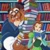 Beauty And The Beast Library Diamond Painting