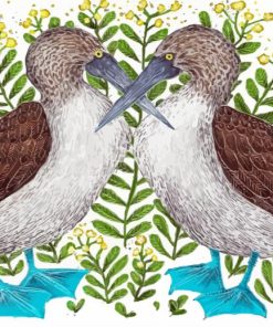 Blue Footed Booby Diamond Painting