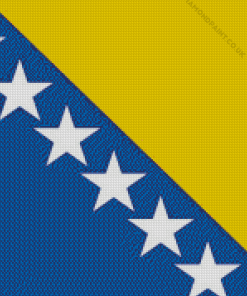 Bosnia Flag Diamond Painting