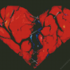 Broken Heart Diamond Painting