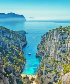 Calanque Landscape Diamond Painting