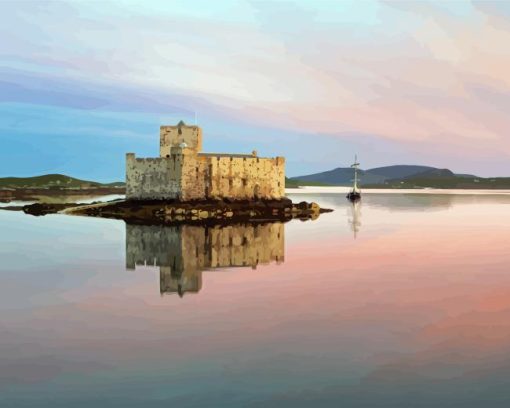 Castlebay Kisimul Castle Diamond Painting