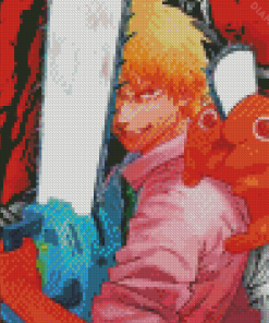 Chainsaw Man Diamond Painting