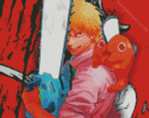 Chainsaw Man Diamond Painting