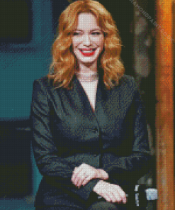 Christina Hendricks Smiling Diamond Painting