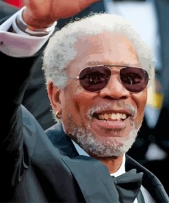 Classy Morgan Freeman Diamond Painting