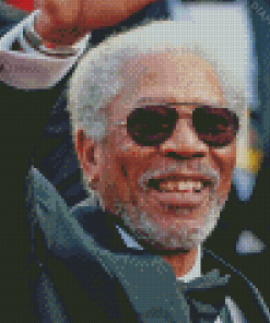 Classy Morgan Freeman Diamond Painting