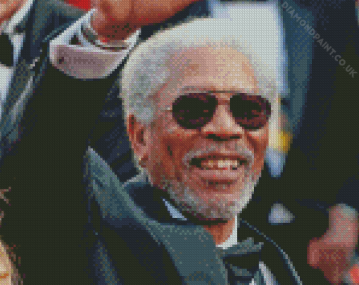 Classy Morgan Freeman Diamond Painting