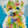 Colorful Maltese Dog Diamond Painting