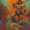 Conan The Barbarian Diamond Painting