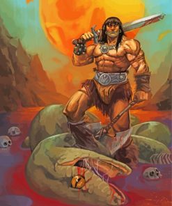 Conan The Barbarian Diamond Painting