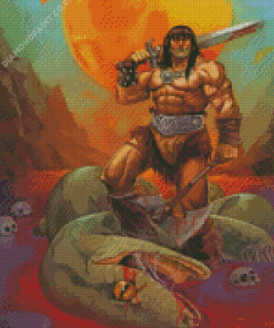 Conan The Barbarian Diamond Painting