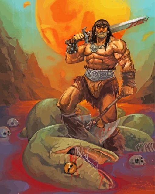 Conan The Barbarian Diamond Painting