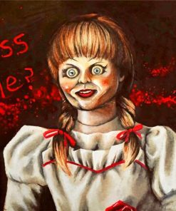 Creepy Annabelle Diamond Painting