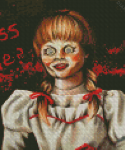 Creepy Annabelle Diamond Painting