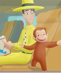 Curious George Diamond Painting