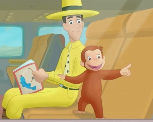 Curious George Diamond Painting