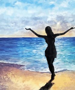 Dancing On The Beach Diamond Painting