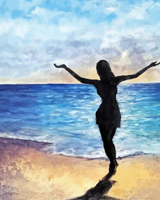 Dancing On The Beach Diamond Painting