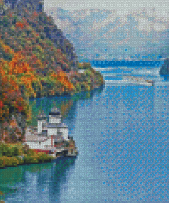 Danube River Landscape Diamond Painting