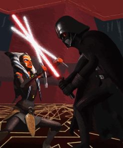 Darth Vader And Ahsoka Tano Diamond Painting