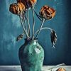 Dead Flowers Vase Diamond Painting