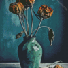 Dead Flowers Vase Diamond Painting