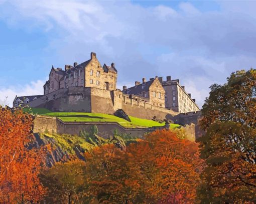 Edinburgh Castle Diamond Painting