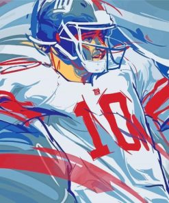 Eli Manning Player Diamond Painting