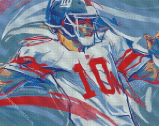 Eli Manning Player Diamond Painting