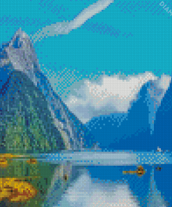 Fiordland Landscape Diamond Painting