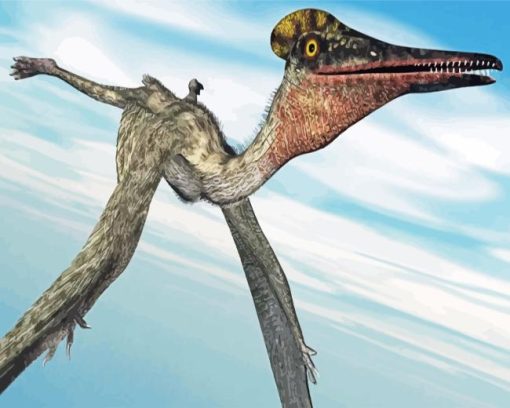 Flying Pterosaur Diamond Painting