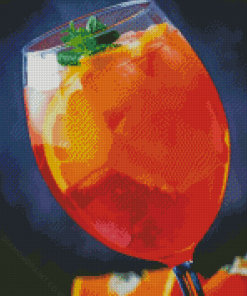 Fresh Aperol Spritz Diamond Painting