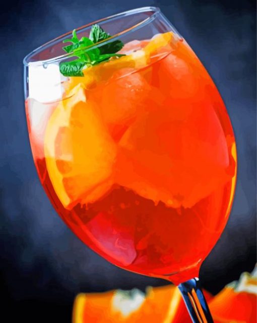 Fresh Aperol Spritz Diamond Painting