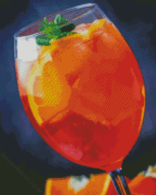 Fresh Aperol Spritz Diamond Painting