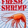 Fresh Shrimp Poster Diamond Painting