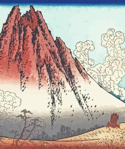 Fuji Mountain Woodblock Diamond Painting